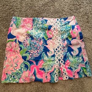 Lilly Pulitzer EUC Tawney Skort in Peony For Your Thoughts Size 10